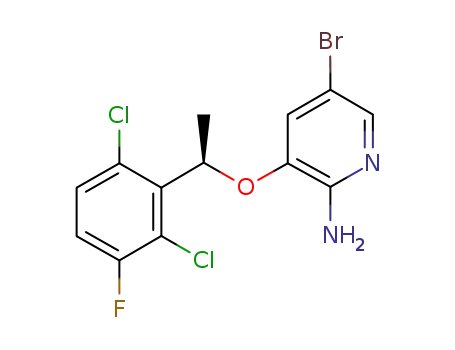 5-bromo-3-[1 (R)-(2,6-dichloro-3-fluoro-phenyl)-ethoxy]-pyridin-2-ylamine